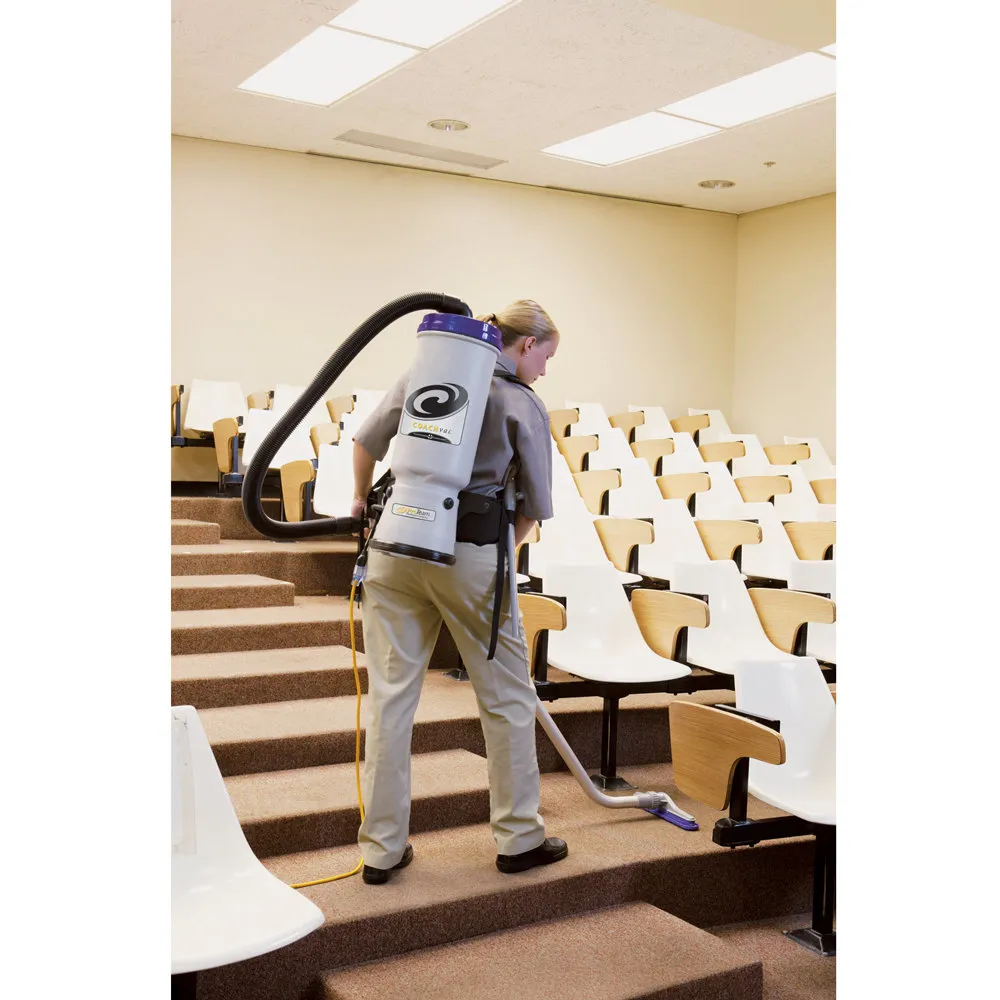 Universal 196107123 - ProTeam 10 Quart CoachVac Backpack Vacuum Cleaner w/ 107097 Xover Performance Floor Tool Kit A &ndash; 120V