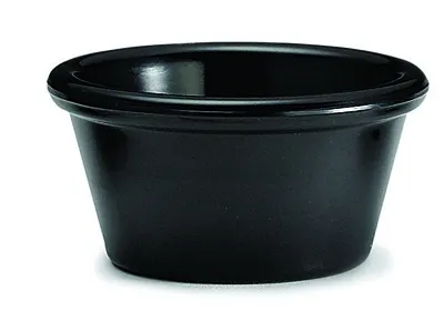 Winco RP-1K - Plain 1-1/2 oz. Ramekin, Black 