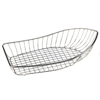 GET Enterprises - 4-81220 - Large Stainless Steel Boat Basket