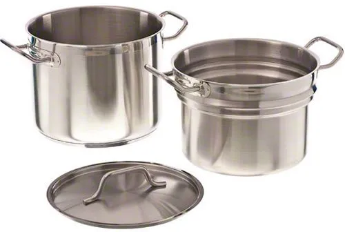 Update International SDB-12 - 12 Qt - Induction Ready Stainless Steel Double Boiler w/Cover