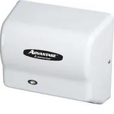 American Dryer AD90-M - A Series Automatic Hand Dryer w/ Fixed Nozzle 