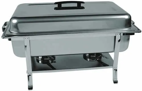 Update International CC-5P - 8 Qt - Rectangular Continental Chafer w/Welded Legs