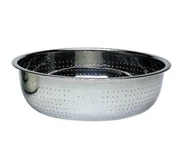 Update International CCOL-15S - 12.7 Qt - Stainless Steel Chinese Colander w/ 2mm Holes