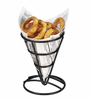 GET Enterprises - 4-61640 - Black Teflon Fry Cone without Holder