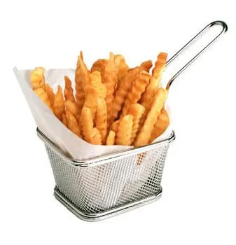 GET Enterprises - 4-81868 - Stainless Steel Double Serving Fry Basket