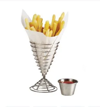 GET Enterprises - 4-88068 - Stainless Steel Bistro Fry Cone