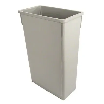 Update International SSC-23G - 23 Gal - Plastic Space Saver Trash Can