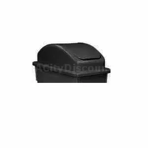 Update International SSCL-23BK - Lid for 23 gal Space Saver Trash Cans