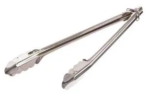 Update International ST-9LR - 9" Spring Tongs w/ Locking Ring