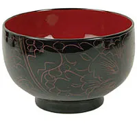 Thunder Group 45-3 - Wood Miso & Rice Bowl 4 1/8" (Pack of 12) 