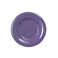 Thunder Group CR006BU - Round Wide Rim Round Plate - Purple - 6-1/2" (12 per Case) 
