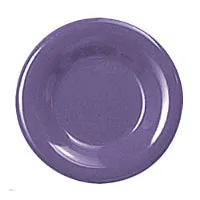 Thunder Group CR010BU - Round Wide Rim Round Plate - Purple - 10.5" (12 per Case) 
