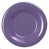 Thunder Group CR012BU - Round Wide Rim Round Plate - Purple - 12" (12 per Case) 