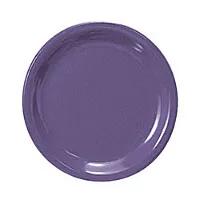 Thunder Group CR109BU - Narrow Rim Round Plate - Purple - 9" (12 per Case) 