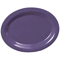 Thunder Group CR213BU - Oval Platter - Purple - 13-1/2" x 10-1/2" (12 per Case) 