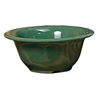 Thunder Group CR5510GR - Salad Bowl - Green - 10 oz (12 per Case) 