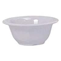 Thunder Group CR5510W - Salad Bowl - White - 10 oz (12 per Case) 