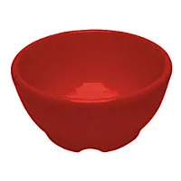 Thunder Group CR5804PR - Soup Bowl - Pure Red - 10 oz (12 per Case) 