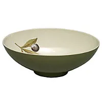 Thunder Group LC5612GR - Large Bowl - Laurel - 64 oz (6 per Case) 
