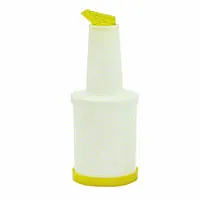 Thunder Group PLSNP01Y - Yellow Plastic Cocktail Container 1 Qt. 