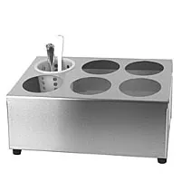 Thunder Group SLFC006 - Stainless Steel Flatware Cylinder Holder 