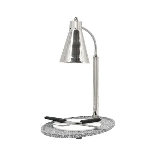 Buffet Enhancements - 010HFS-GG21OV - 21" Flex Single Carving Station - Grey Granite Chefstone&trade; Oval Base