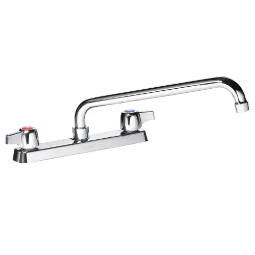 Krowne 13-812L - Commercial Series 8" Center Deck Mount Faucet - 12" Spout 