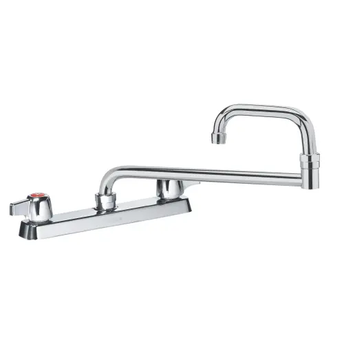 Krowne 13-824L - Commercial Series 8" Center Deck Mount Faucet - 24" Spout 