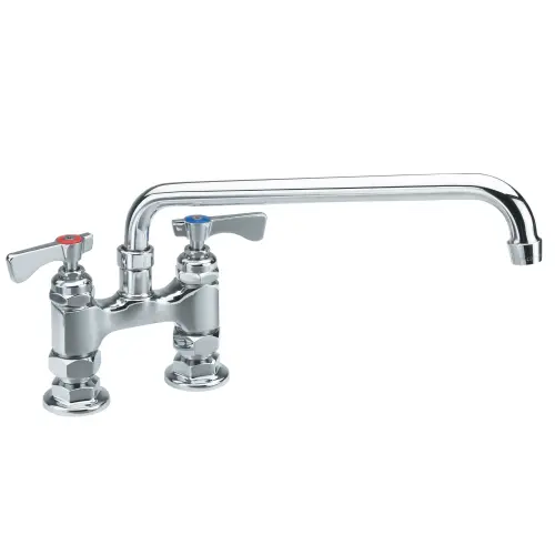 Krowne 15-414L - Royal Series 4" Center Raised Deck Mount Faucet - 14" Spout 