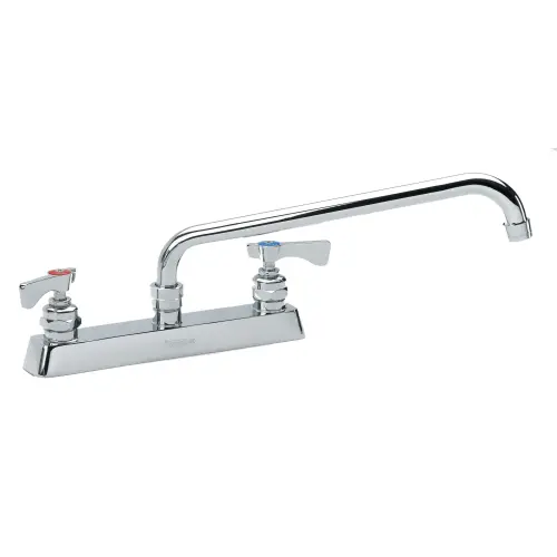 Krowne 15-512L - Royal Series 8" Center Deck Mount Faucet - 12" Spout 
