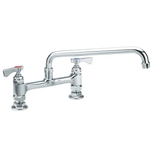 Krowne 15-806 - Royal Series 8" Center Raised Deck Mount Faucet - 6" Spout 