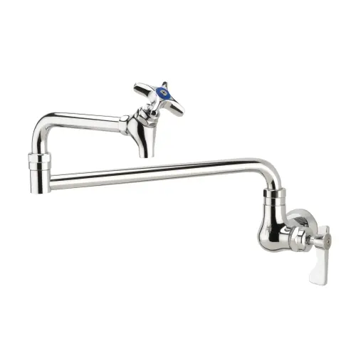 Krowne 16179L - Royal Series Wall Mount Pot Filler Faucet, 12" Jointed Spout - Low Lead
