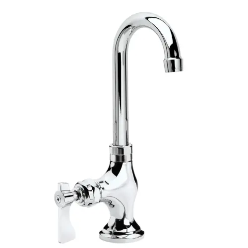 Krowne 16203L - Royal Series 6" Gooseneck Spout - Single Wall Mount Pantry Faucet - Low Lead