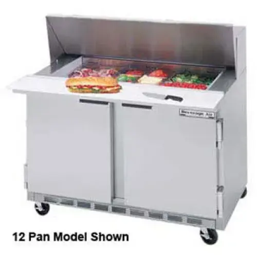 Beverage Air - SPE48-12 - Sandwich Prep Table - Elite Series - Front Breathing - 48"