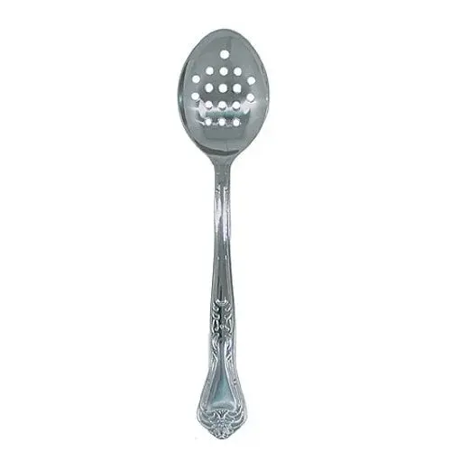 Update International CR-13PF - Crown Series - 12.75" Perforated Serving Spoon