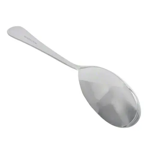 Update International RE-115 - 8.88" x 0.13" x 2.13" - Stainless Steel Regency Series Large Serving Spoons (12 per Case)  