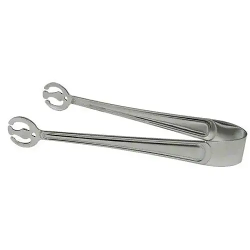 Update International RE-120 - 8.25" x 0.13" x 1.5" - Stainless Steel Regency Series Serving Tong (12 per Case)   