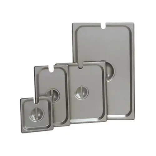 Update International STP-16CHC - 1/4 Size - Notched Steam Table Pan Cover