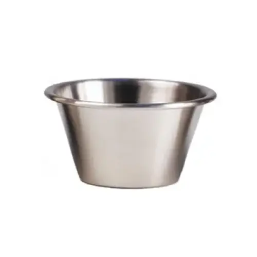 Clipper Mill - 4-89444 - Medium 6 oz. Stainless Steel Condiment Cup
