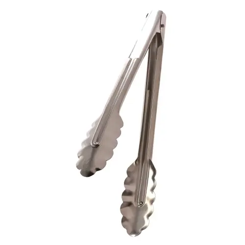 Update International ST-9 - 9" x 1" x 0.81" - Stainless Steel Spring Tongs  