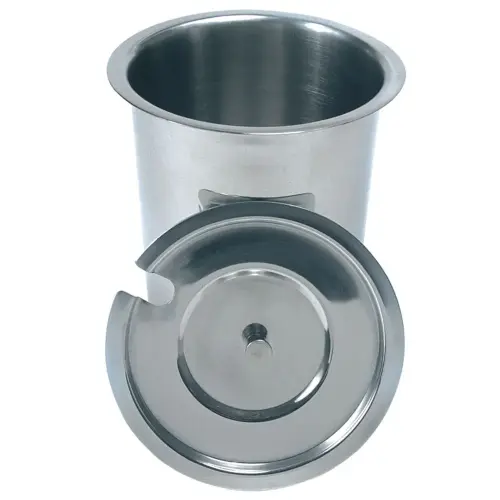 Update International SC-30S - 4.5" x 5.5" x 4.5" - Solid Stainless Flatware Cylinder  