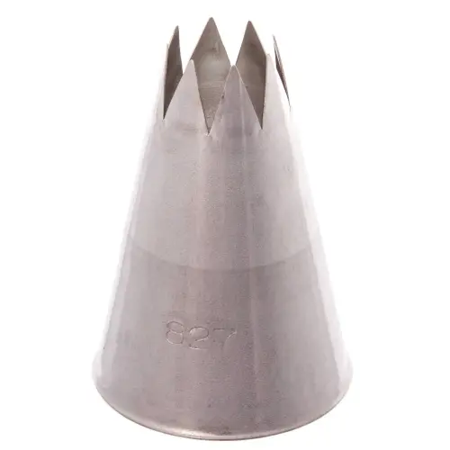 Update International CDT-127OS - 2.01" x 1.42" Open Star Cake Decorating Tubes 