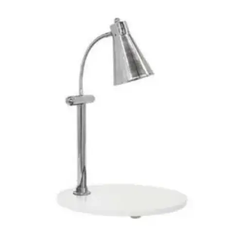 Buffet Enhancements -010HFS-WG21OV - 21" Flex Single Carving Station - White Granite Chefstone&trade; Oval Base