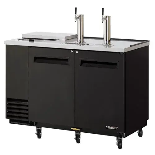 Turbo Air TCB-2SB - Direct Draw Draft Beer Dispenser - 2 Keg Capacity, Club Top 58" 
