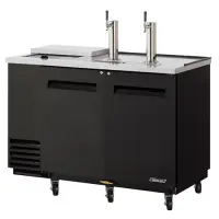 Turbo Air TCB-2SB - Direct Draw Draft Beer Dispenser - 2 Keg Capacity, Club Top 58" 