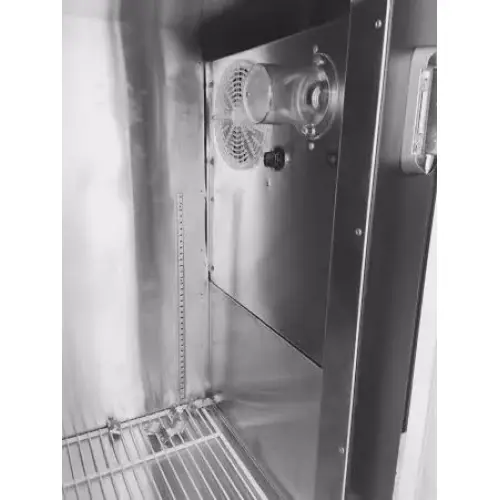 Universal Coolers BB48B - 48" Back Bar Cooler - Black Solid Doors 