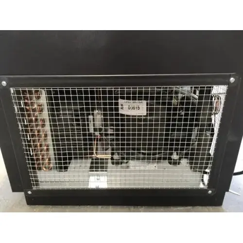 Universal Coolers BB48B - 48" Back Bar Cooler - Black Solid Doors 