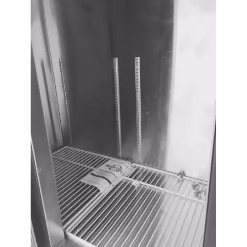 Universal Coolers BB48B - 48" Back Bar Cooler - Black Solid Doors 