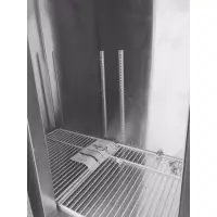 Universal Coolers BB60B - 60" Back Bar Cooler - Black Solid Doors 