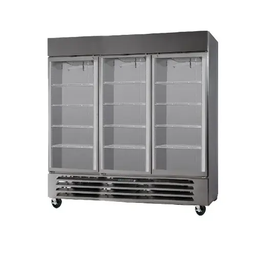 Beverage Air (Bev Air) HBR72-1-G-AVA - Three Section Glass Door Pharmacy Refrigerator - 72 Cu. Ft. 